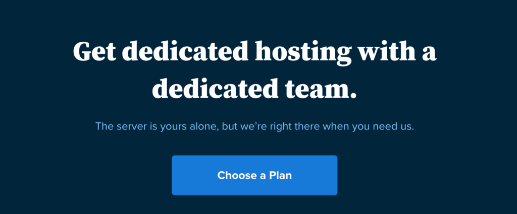 Bluehost Dedicated Hosting